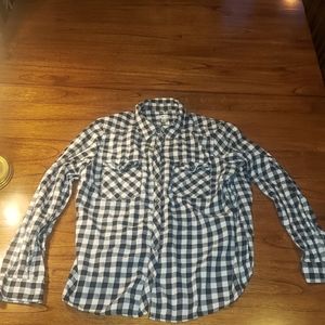 Medium check plaid top